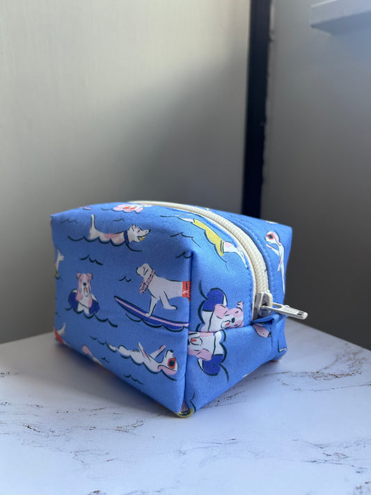 Surfing Dogs Boxy Pouch - Small