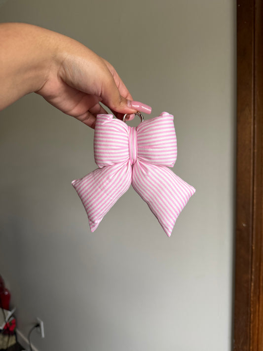 Puffy Bow Bag Charm - 8