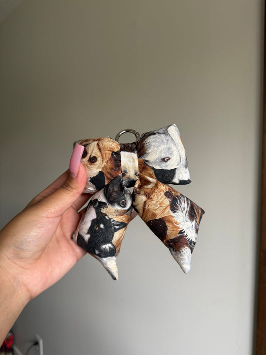 Puffy Bow Bag Charm - 5